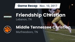 Recap: Friendship Christian  vs. Middle Tennessee Christian 2017