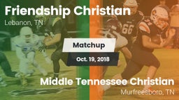 Matchup: Friendship Christian vs. Middle Tennessee Christian 2018