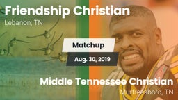Matchup: Friendship Christian vs. Middle Tennessee Christian 2019