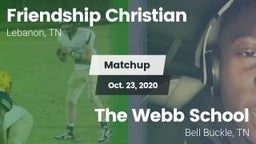 Matchup: Friendship Christian vs. The Webb School 2020