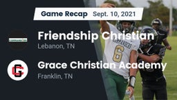 Recap: Friendship Christian  vs. Grace Christian Academy 2021
