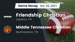 Recap: Friendship Christian  vs. Middle Tennessee Christian 2021