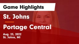 St. Johns  vs Portage Central  Game Highlights - Aug. 23, 2022