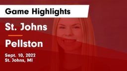 St. Johns  vs Pellston  Game Highlights - Sept. 10, 2022