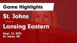 St. Johns  vs Lansing Eastern Game Highlights - Sept. 14, 2022