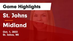 St. Johns  vs Midland  Game Highlights - Oct. 1, 2022