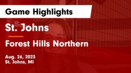 St. Johns  vs Forest Hills Northern Game Highlights - Aug. 26, 2023