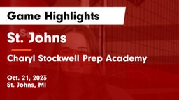 St. Johns  vs Charyl Stockwell Prep Academy Game Highlights - Oct. 21, 2023