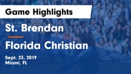 St. Brendan  vs Florida Christian  Game Highlights - Sept. 23, 2019