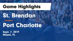 St. Brendan  vs Port Charlotte  Game Highlights - Sept. 7, 2019