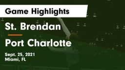 St. Brendan  vs Port Charlotte  Game Highlights - Sept. 25, 2021