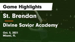 St. Brendan  vs Divine Savior Academy Game Highlights - Oct. 5, 2021
