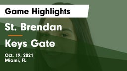 St. Brendan  vs Keys Gate Game Highlights - Oct. 19, 2021