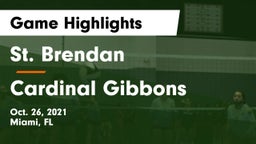 St. Brendan  vs Cardinal Gibbons  Game Highlights - Oct. 26, 2021