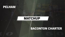 Matchup: Pelham vs. Baconton Charter  2016