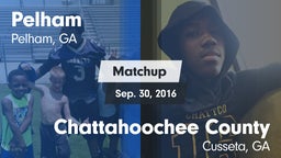 Matchup: Pelham vs. Chattahoochee County  2016