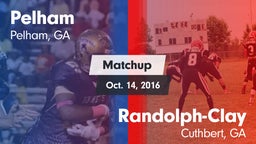 Matchup: Pelham vs. Randolph-Clay  2016