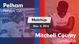 Matchup: Pelham vs. Mitchell County  2016