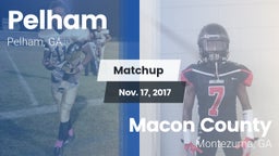 Matchup: Pelham vs. Macon County  2017