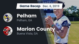 Recap: Pelham  vs. Marion County  2019