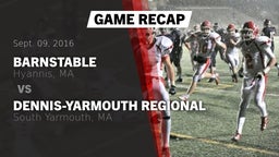 Recap: Barnstable  vs. Dennis-Yarmouth Regional  2016