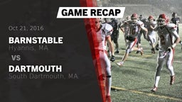 Recap: Barnstable  vs. Dartmouth  2016