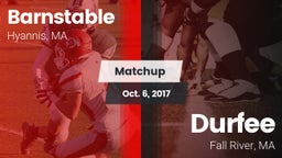 Matchup: Barnstable vs. Durfee  2017