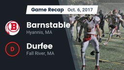 Recap: Barnstable  vs. Durfee  2017