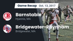 Recap: Barnstable  vs. Bridgewater-Raynham  2017