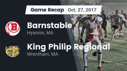 Recap: Barnstable  vs. King Philip Regional  2017