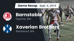 Recap: Barnstable  vs. Xaverian Brothers  2019