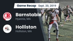 Recap: Barnstable  vs. Holliston  2019