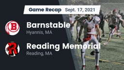 Recap: Barnstable  vs. Reading Memorial  2021