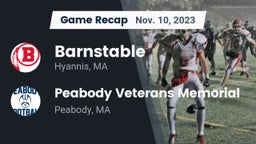 Recap: Barnstable  vs. Peabody Veterans Memorial  2023