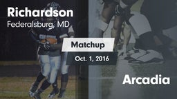 Matchup: Richardson vs. Arcadia 2016