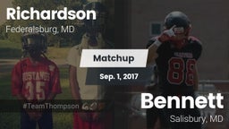 Matchup: Richardson vs. Bennett  2017