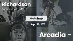 Matchup: Richardson vs. Arcadia  - 2017