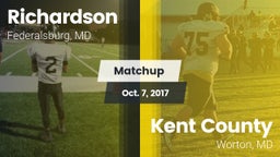 Matchup: Richardson vs. Kent County  2017