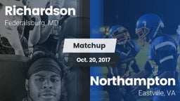 Matchup: Richardson vs. Northampton  2017