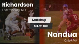 Matchup: Richardson vs. Nandua  2018