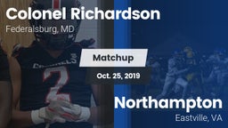 Matchup: Richardson vs. Northampton  2019