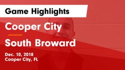 Cooper City  vs South Broward Game Highlights - Dec. 10, 2018