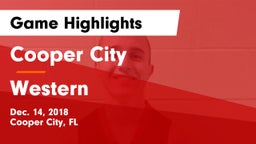 Cooper City  vs Western Game Highlights - Dec. 14, 2018
