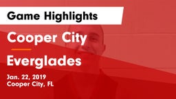 Cooper City  vs Everglades  Game Highlights - Jan. 22, 2019