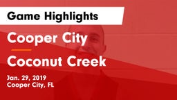 Cooper City  vs Coconut Creek Game Highlights - Jan. 29, 2019