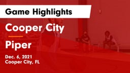 Cooper City  vs Piper  Game Highlights - Dec. 6, 2021