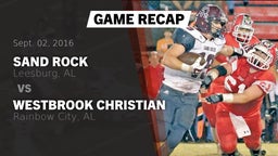 Recap: Sand Rock  vs. Westbrook Christian  2016
