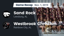 Recap: Sand Rock  vs. Westbrook Christian  2019