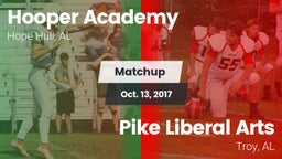 Matchup: Hooper Academy vs. Pike Liberal Arts  2017