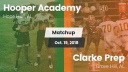 Matchup: Hooper Academy vs. Clarke Prep  2018